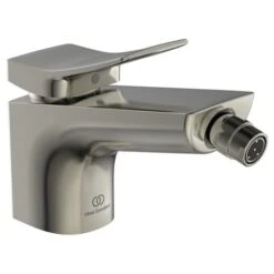 Ideal Standard Robinet Bidet Check Gris Orage, Avec Tirette Et Vidage Bonde Métal