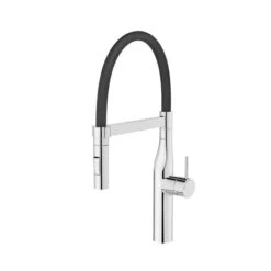 Roca Mitigeur Cuisine Glera Pro H 475 Mm Chromé Et Noir