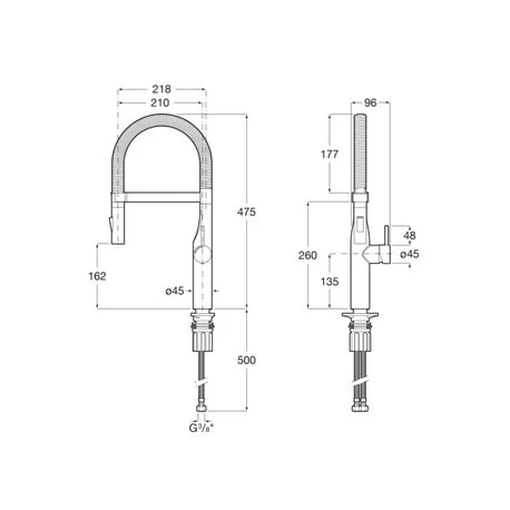 Roca Mitigeur Cuisine Glera Pro H 475 Mm Chromé 3 Roca Mitigeur Cuisine Glera Pro H 475 Mm Chromé