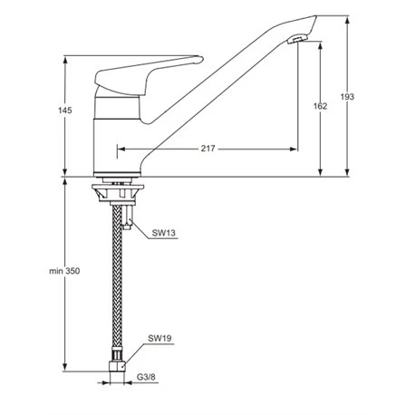 Mitigeur Cuisine Okyris 2 Clinic H 145 Mm Chromé 3 Mitigeur Cuisine Okyris 2 Clinic H 145 Mm Chromé – Image 2