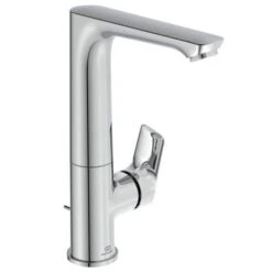Ideal Standard Mitigeur Lavabo Connect Air Bec Haut, Chrome, Tirette Et Vidage Bonde Métal