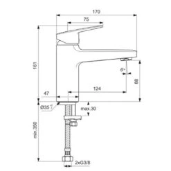 Ideal Standard Mitigeur Lavabo Ceraplan Grande Noir Mat Sans Tirette Ni Vidage 13 Ideal Standard Mitigeur Lavabo Ceraplan Grande Noir Mat Sans Tirette Ni Vidage -Aqua Home Magasin mitigeur lavabo ceraplan grande noir mat sans tirette ni vidage 5