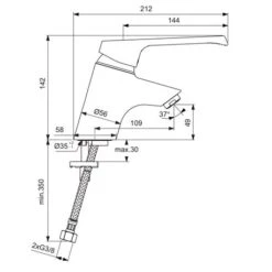 Mitigeur Lavabo Okyris Pro Sans Tirette Ni Vidage 5 Mitigeur Lavabo Okyris Pro Sans Tirette Ni Vidage -Aqua Home Magasin mitigeur lavabo okyris pro sans tirette ni vidage 1