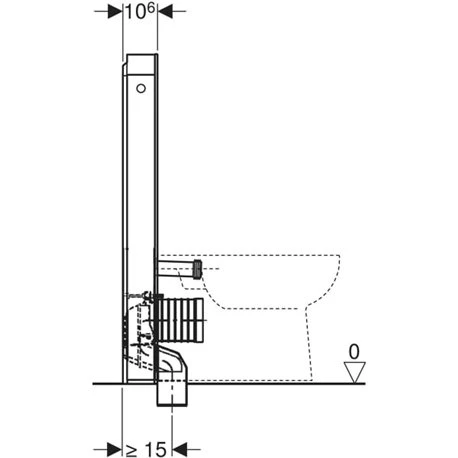 Geberit Panneau Sanitaire Monolith WC Au Sol Verre Noir/aluminium Chromé Noir 101 Cm 4 Geberit Panneau Sanitaire Monolith WC Au Sol Verre Noir/aluminium Chromé Noir 101 Cm – Image 2