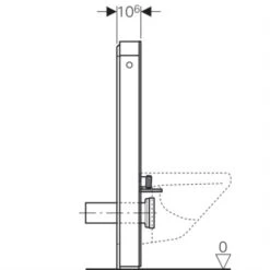 Geberit Panneau Sanitaire Monolith Plus 131.221.SI.5 Blanc 101 Cm -Aqua Home Magasin monolith plus 101 cm 131221si5 geberit verre blanc 2