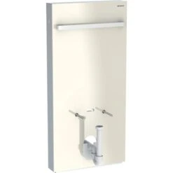 Geberit Panneau Sanitaire Bidet Monolith Verre Sable Gris/ Aluminium -Aqua Home Magasin panneau sanitaire monolith 131030sq5 verre chocolat 2