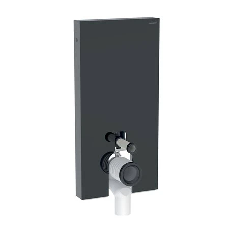 Geberit Panneau Sanitaire Monolith WC Sol Verre Noir / Aluminium Chromé Noir 101 Cm 3 Geberit Panneau Sanitaire Monolith WC Sol Verre Noir / Aluminium Chromé Noir 101 Cm