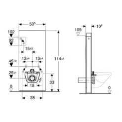 Geberit Panneau Sanitaire Monolith WC Suspendu Grès-céramique Ardoise / Aluminium Chromé Noir 114 Cm 5 Geberit Panneau Sanitaire Monolith WC Suspendu Grès-céramique Ardoise / Aluminium Chromé Noir 114 Cm -Aqua Home Magasin panneau sanitaire monolith wc suspendu gres ceramique ardoise aluminium chrome noir 114 cm 1