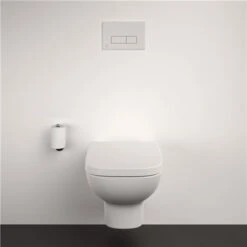 Ideal Standard Plaque De Commande Oleas M2 Blanc -Aqua Home Magasin plaque de commande r0121ac oleas m2 blanc 2