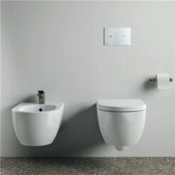 Ideal Standard Plaque De Commande Symfo NT1 Blanc -Aqua Home Magasin plaque de commande r0129sa symfo nt1 blanc 2