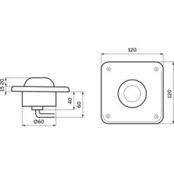 Aqua Home Magasin -Aqua Home Magasin plaque de commande r0138my septa pro sol acier inoxydable 1