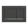 Geberit Plaque De Déclenchement Omega30 Noit Mat Laqué Bandes Chromé Brillant -Aqua Home Magasin plaque de declenchement omega30 noit mat laque bandes chrome brillant
