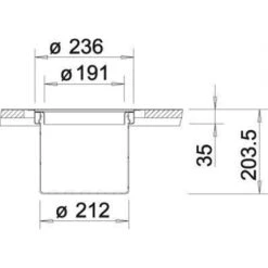 Blanco Poubelle Cuisine Solon 1 Bac 7 Litres 12 Blanco Poubelle Cuisine Solon 1 Bac 7 Litres -Aqua Home Magasin poubelle solon 512471 inox 2