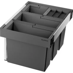 Blanco Poubelle Sous évier Flexon II Low 60/4 4 Bacs 15 + 15 + 6 + 6 Litres