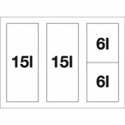 Blanco Poubelle Sous évier Flexon II Low 60/4 4 Bacs 15 + 15 + 6 + 6 Litres -Aqua Home Magasin poubelle sous evier flexon ii low xl 60 3 3 bacs 30 8 8 litres 3