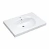 Geberit Lavabo Preciosa 80 Cm Avec Trop Plein -Aqua Home Magasin preciosa de 80 cm avec trop plein de longueur 80 cm ref 00161200000