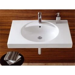 Geberit Lavabo Preciosa 80 Cm Avec Trop Plein 10 Geberit Lavabo Preciosa 80 Cm Avec Trop Plein -Aqua Home Magasin preciosa de 80 cm avec trop plein de longueur 80 cm ref 00161200000 2