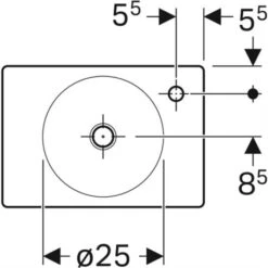 Geberit Lave-mains Preciosa II 40 Cm -Aqua Home Magasin preciosa ii 273240000 40 cm 2