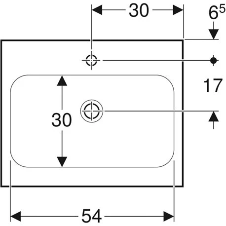Geberit Lavabo Icon Light 60 Cm 1 Trou Robinnetterie Et Sans Trop-plein 5 Geberit Lavabo Icon Light 60 Cm 1 Trou Robinnetterie Et Sans Trop-plein – Image 3