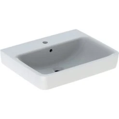 Geberit Lavabo Renova Plan 60 Cm 1 Trou Robinetterie Et 1 Trop-plein 9 Geberit Lavabo Renova Plan 60 Cm 1 Trou Robinetterie Et 1 Trop-plein -Aqua Home Magasin prima de 50 cm avec trop plein de longueur 50 cm ref 00131400000 3