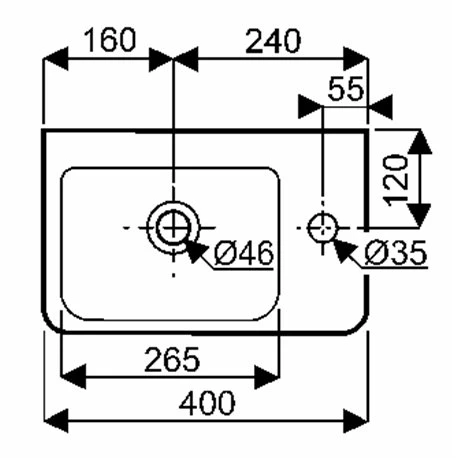 Geberit Lave-mains Renova Compact 40 Cm Cuve à Gauche 4 Geberit Lave-mains Renova Compact 40 Cm Cuve à Gauche – Image 2