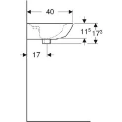 Geberit Lave-mains Renova 50 Cm Avec Trop-plein 7 Geberit Lave-mains Renova 50 Cm Avec Trop-plein -Aqua Home Magasin renova 500376011 50 cm avec trop plein 1