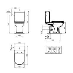 Ideal Standard Reservoir WC Calla Alimentation Latérale -Aqua Home Magasin reservoir wc a alimentation laterale calla 4