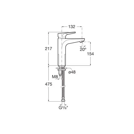 Roca Mitigeur Lavabo Atlas Chromé H 218 Mm 4 Roca Mitigeur Lavabo Atlas Chromé H 218 Mm – Image 2
