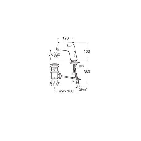 Roca Mitigeur Lavabo Victoria-L Chromé, Vidage Auto Hostalène H 130 Mm 4 Roca Mitigeur Lavabo Victoria-L Chromé, Vidage Auto Hostalène H 130 Mm – Image 2