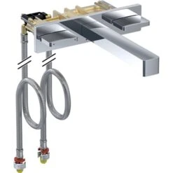 Geberit Robinetterie Lavabo ONE 116.463.21.1 Design Rectangulaire, 180 Mm à Encastrer -Aqua Home Magasin robinetterie lavabo one 116463211 design rectangulaire 180 mm a encastrer 2