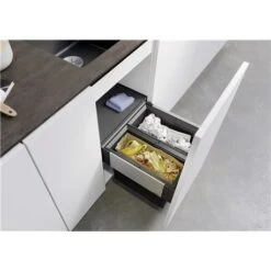 Blanco Poubelle Sous évier Select II 2 Bacs 16 + 16 Litres -Aqua Home Magasin select ii 526200 2 bacs 16 16 litres 2