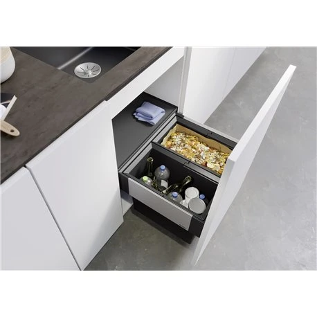 Blanco Poubelle Sous évier Select II 2 Bacs 19 + 19 Litres 4 Blanco Poubelle Sous évier Select II 2 Bacs 19 + 19 Litres – Image 2