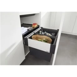 Blanco Poubelle Sous évier Select II 2 Bacs 30 + 19 Litres -Aqua Home Magasin select ii 526203 2 bacs 30 19 litres 2