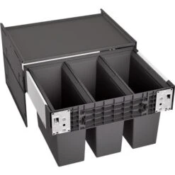 Blanco Poubelle Sous évier Select II 3 Bacs 15 +15 + 15 Litres