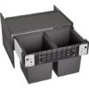 Blanco Poubelle Sous évier Select II Compact 60/2, 2 Bacs 17 + 17 Litres -Aqua Home Magasin select ii compact 60 2 526207 2 bacs 17 17 litres