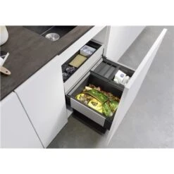 Blanco Poubelle Sous évier Select II Orga 3 Bacs 30 + 8 + 8 Litres -Aqua Home Magasin select ii orga 526210 3 bacs 30 8 8 litres 4