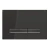 Geberit Plaque WC Sigma50 Noir Touches Noires Chromées 2 Geberit Plaque WC Sigma50 Noir Touches Noires Chromées -Aqua Home Magasin sigma50 115671dw2 noir touches noires chromees