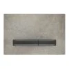 Geberit Plaque WC Sigma50 Aspect Béton Touches Noires Chromées -Aqua Home Magasin sigma50 115671jv2 aspect beton touches noires chromees