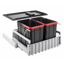 Franke Poubelle Sous évier Sorter Duo 60, 2 Bacs 44 Litres 414024