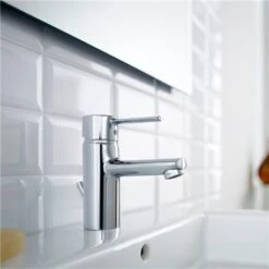 Roca Mitigeur Lavabo Targa Chromé H 143 Mm -Aqua Home Magasin targa mitigeur lavabo monotrou a5a3060c00 lavabo monotrou targa 2