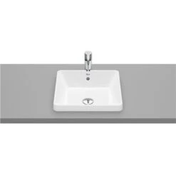 Roca Vasque The Gap Square 39x37 Cm Blanc Brillant