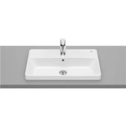 Roca Vasque The Gap Square 60x39 Cm Blanc Brillant