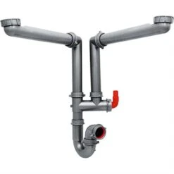 Franke Tubulure Pour évier 2 Cuves, Avec Siphon Et Prise Lave-vaisselle 434256 5 Franke Tubulure Pour évier 2 Cuves, Avec Siphon Et Prise Lave-vaisselle 434256 -Aqua Home Magasin tubulure 2 cuves avec siphon et prise lave vaisselle 434256 gris 1