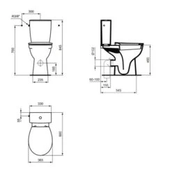 WC à Poser Ulysse+ Surélevé, Prêt à Poser Avec Abattant 7 WC à Poser Ulysse+ Surélevé, Prêt à Poser Avec Abattant -Aqua Home Magasin ulysse p014901 sureleve pret a poser avec abattant 2