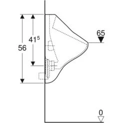 Geberit Urinoir Blagnac Alimentation Et Sortie Encastrées 9 Geberit Urinoir Blagnac Alimentation Et Sortie Encastrées -Aqua Home Magasin urinoir blagnac 00359000000100 alim et sortie encastrees 3