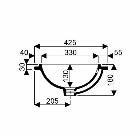Geberit Vasque VariForm Ovale 48 Cm Avec Trop Plein 5 Geberit Vasque VariForm Ovale 48 Cm Avec Trop Plein – Image 3