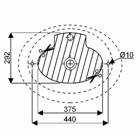 Geberit Vasque VariForm Ovale 60 Cm Sans Trop Plein 6 Geberit Vasque VariForm Ovale 60 Cm Sans Trop Plein – Image 4