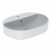 Geberit Vasque VariForm Oblongue 60 Cm Avec Trop Plein -Aqua Home Magasin variform 500777012 vasque oblongue 60 cm avec trop plein