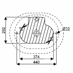 Geberit Vasque VariForm Oblongue 60 Cm Avec Trop Plein -Aqua Home Magasin variform 500777012 vasque oblongue 60 cm avec trop plein 3