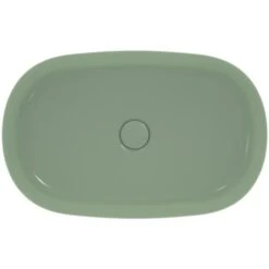 Ideal Standard Vasque Ipalyss Sauge 60x38 Cm Sans Trop Plein Et Sans Plage De Robinetterie -Aqua Home Magasin vasque ipalyss e1396x9 sauge 60x38 cm sans trop plein et sans plage de robinetterie 3